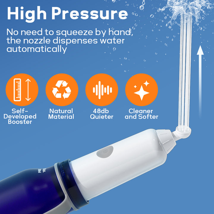 SAMODRA Portable Travel Bidet, Electric Bidet with 3 Spray Modes, IPX7 Waterproof & Rechargeable, Mini Bidet Toilet Water Sprayer for Personal Hygiene, Postnatal Care, Perineal & Hemorrhoid