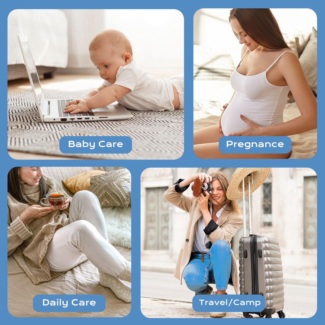 SAMODRA Portable Travel Bidet, Electric Bidet with 3 Spray Modes, IPX7 Waterproof & Rechargeable, Mini Bidet Toilet Water Sprayer for Personal Hygiene, Postnatal Care, Perineal & Hemorrhoid