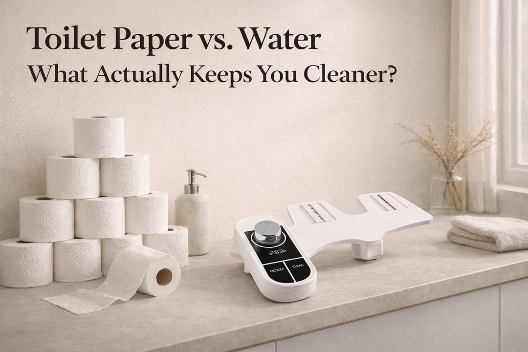 Toilet Paper vs. Water: What Actually Keeps You Cleaner?