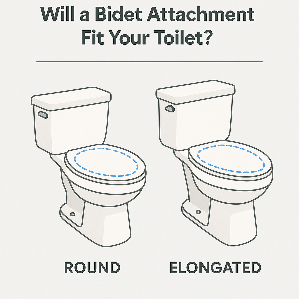 Round vs. Elongated: Will a Bidet Attachment Fit Your Toilet?
