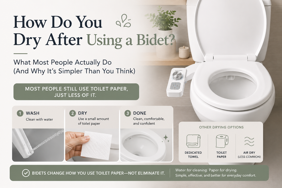 How Do You Dry After Using a Bidet?