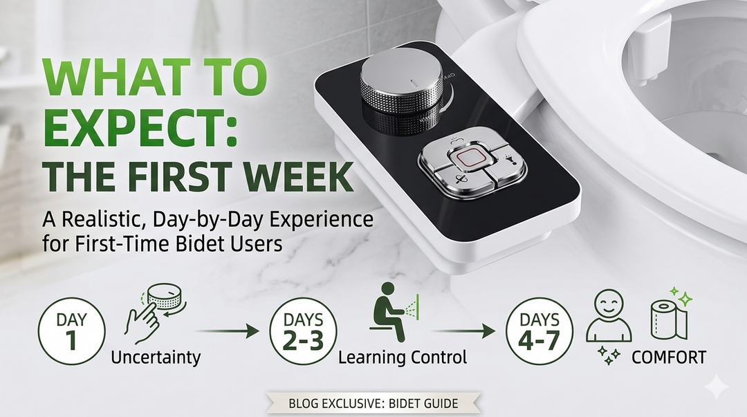 What to Expect the First Week Using a Bidet Attachment