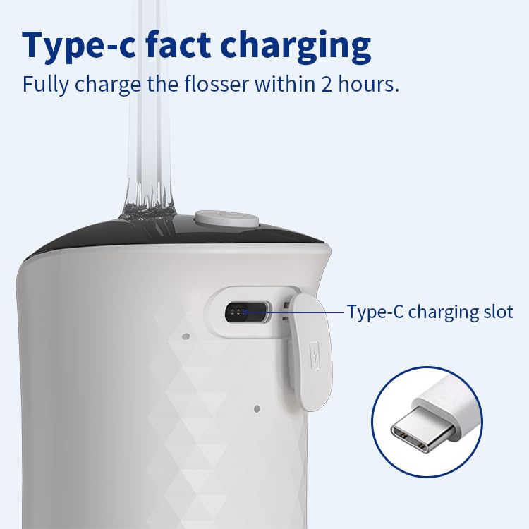 SAMODRA Water Dental Flosser Teeth Pick Electric Waterflosser