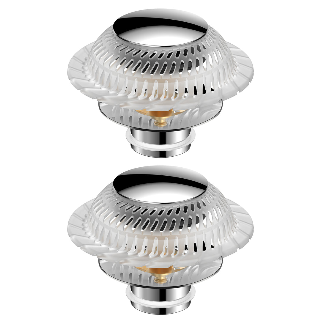 SAMODRA Bathtub Drain Stopper with Silicone Hair Catcher, 3-Layer Brass & Rust-Resistant for 1-Touch Seal & Drain, Pop-up Tub Stopper Fit for 1.45-1.8" Drain Hole