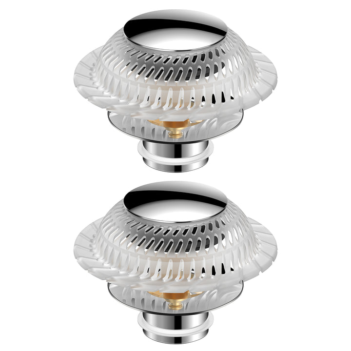 SAMODRA Bathtub Drain Stopper with Silicone Hair Catcher, 3-Layer Brass & Rust-Resistant for 1-Touch Seal & Drain, Pop-up Tub Stopper Fit for 1.45-1.8" Drain Hole